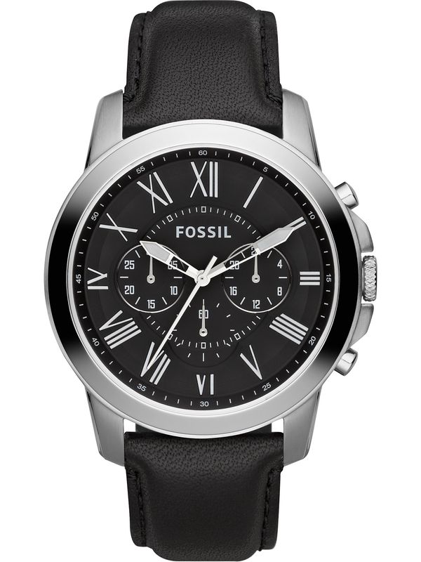 FOSSIL FOSSIL Analogna ura  črna / srebrna