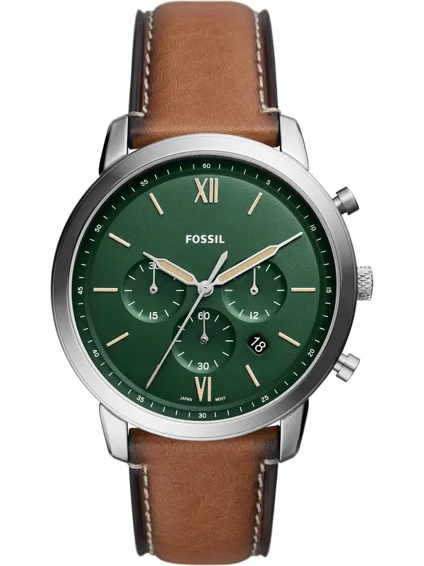 FOSSIL FOSSIL Analogna ura  rjava / zlata / temno zelena / srebrna
