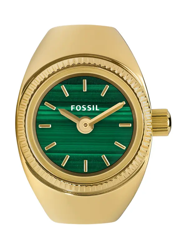 FOSSIL FOSSIL Prstan  zlata / smaragd