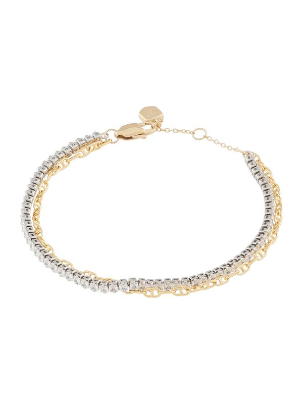 FOSSIL FOSSIL Verižica 'HERITAGE'  zlata / srebrna