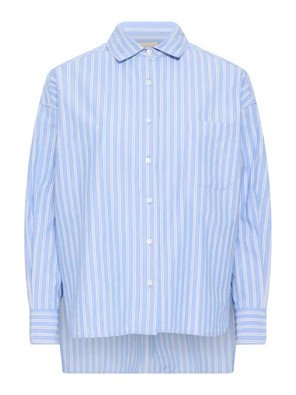 Fransa Fransa Bluza 'FRRICKY'  svetlo modra / črna / bela