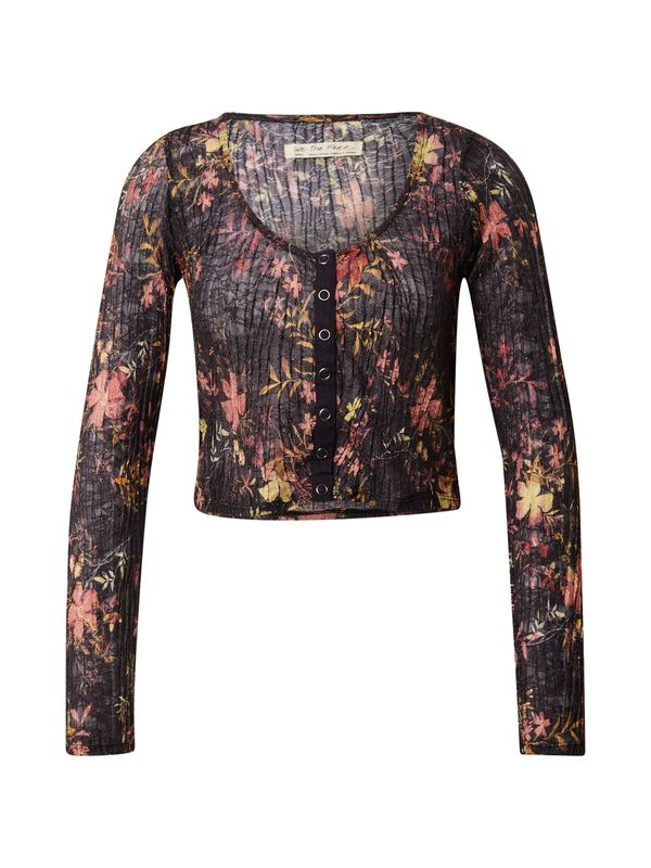 Free People Free People Bluza 'ANGELINA'  temno modra / svetlo rjava / rumena / roza