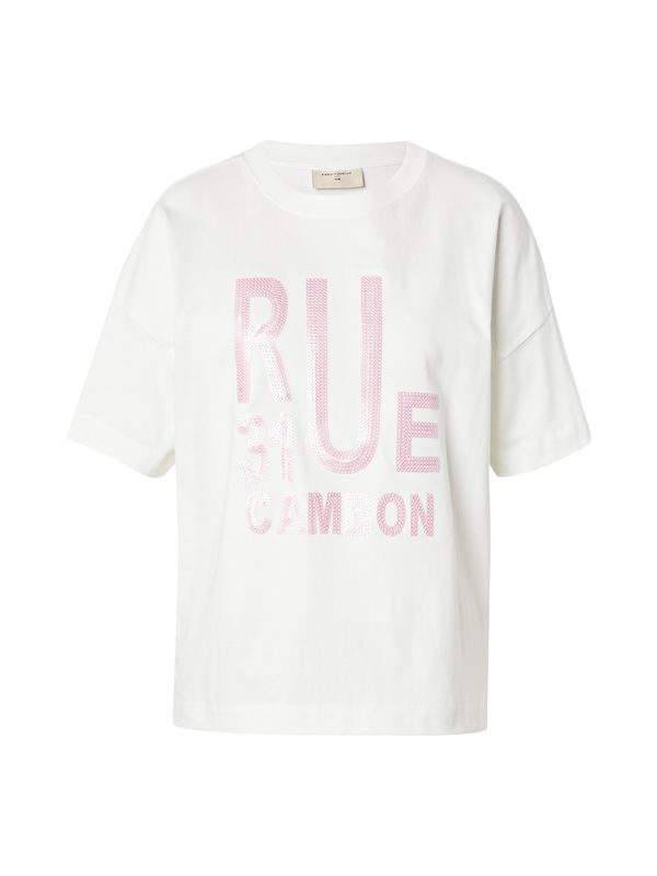 Freequent Freequent Majica 'CAROL'  roza / bela