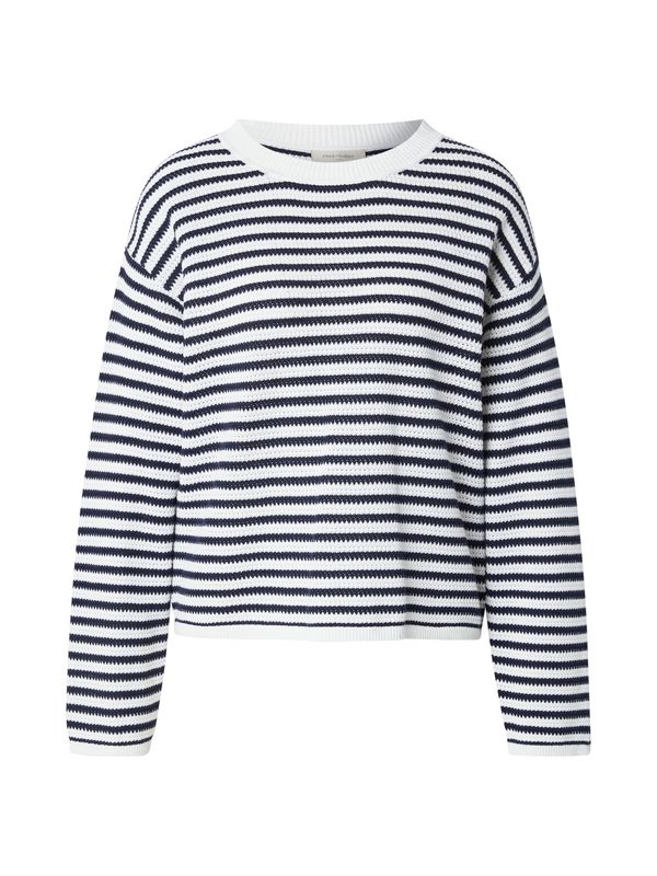 Freequent Freequent Pulover 'DOMO'  mornarska / bela