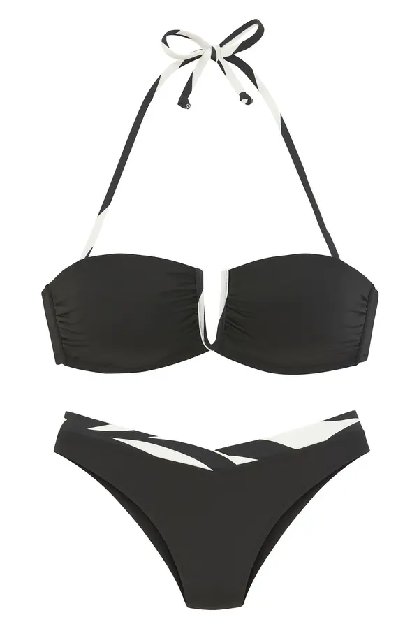 FRENCH CONNECTION FRENCH CONNECTION Bikini  črna / bela
