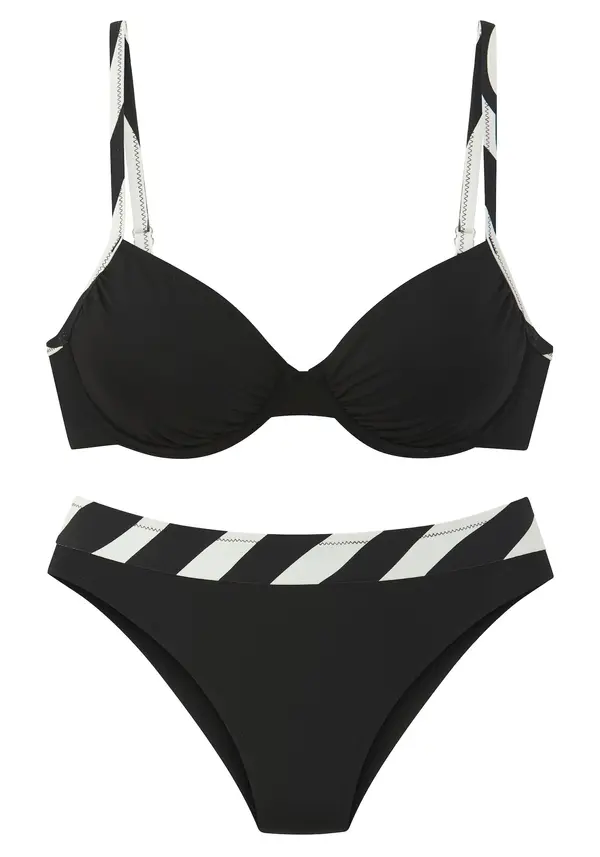 FRENCH CONNECTION FRENCH CONNECTION Bikini  črna / bela
