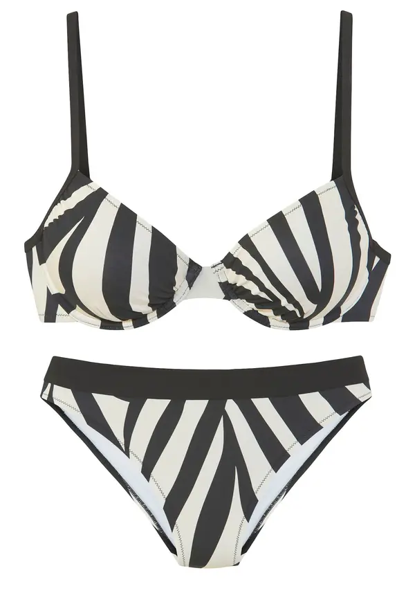 FRENCH CONNECTION FRENCH CONNECTION Bikini  črna / bela