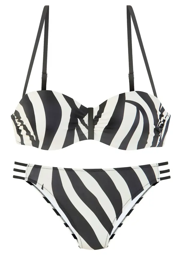 FRENCH CONNECTION FRENCH CONNECTION Bikini  črna / bela