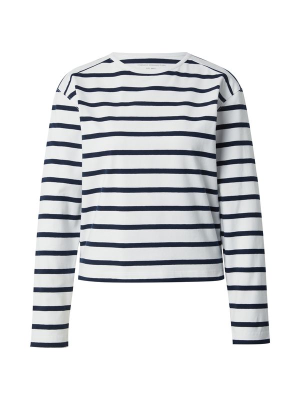 FRENCH CONNECTION FRENCH CONNECTION Majica 'RALLIE'  marine / bela