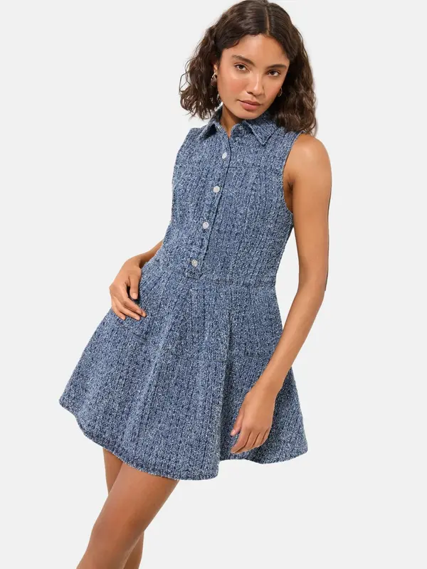 Friends Like These Friends Like These Dolga srajca  moder denim