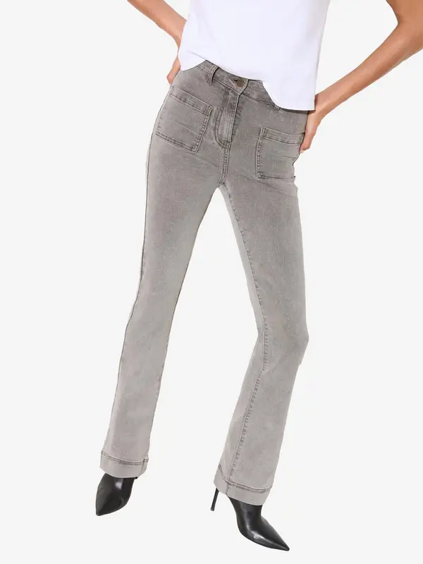 Friends Like These Friends Like These Kavbojke  siv denim