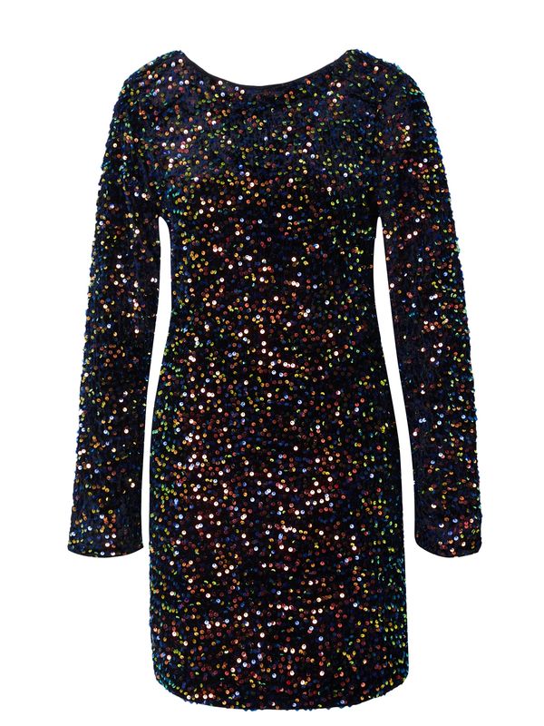 FRNCH PARIS FRNCH PARIS Obleka 'DIJAR'  modra / zelena / črna / srebrna