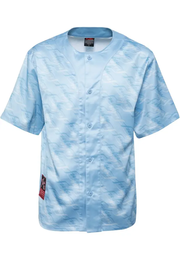 FUBU FUBU Funkcionalna majica  modra / svetlo modra / rdeča / črna