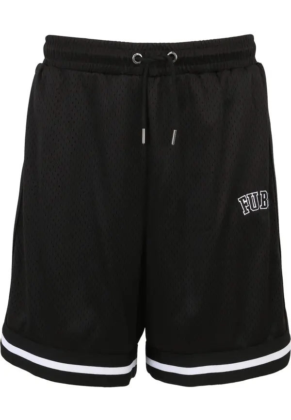 FUBU FUBU Hlače  črna / bela