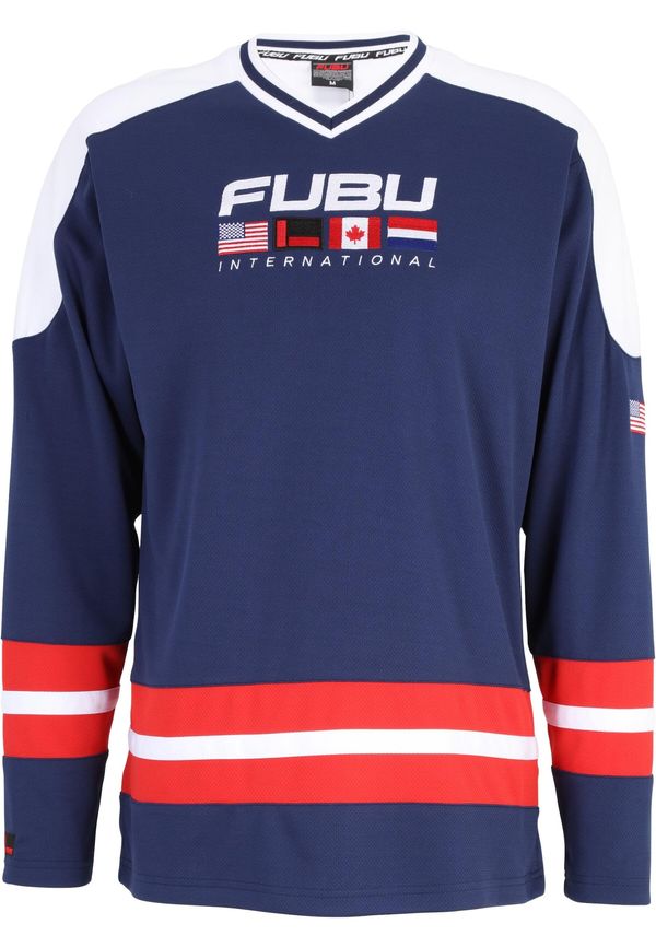 FUBU FUBU Majica  mornarska / rdeča / črna / bela