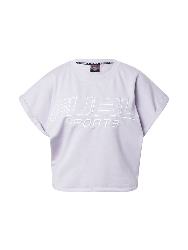 FUBU FUBU Majica  pastelno lila / bela