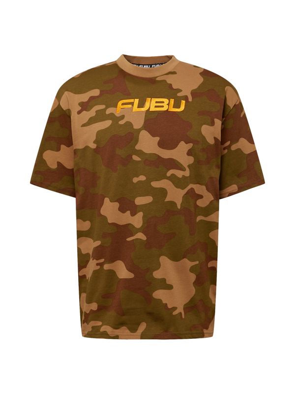 FUBU FUBU Majica  pesek / rjasto rjava / oliva / oranžna