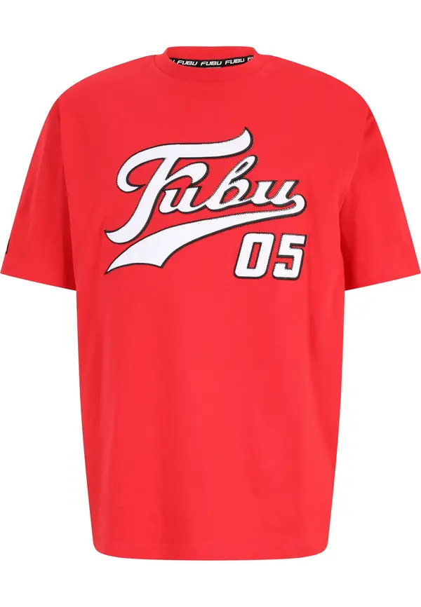 FUBU FUBU Majica  rdeča / črna / bela