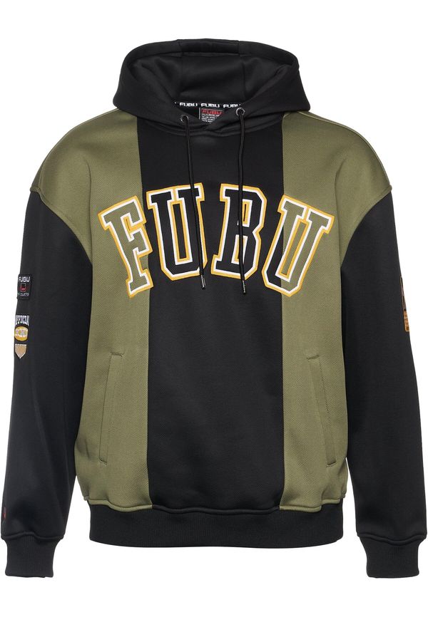 FUBU FUBU Majica  rumena / oliva / rdeča / črna