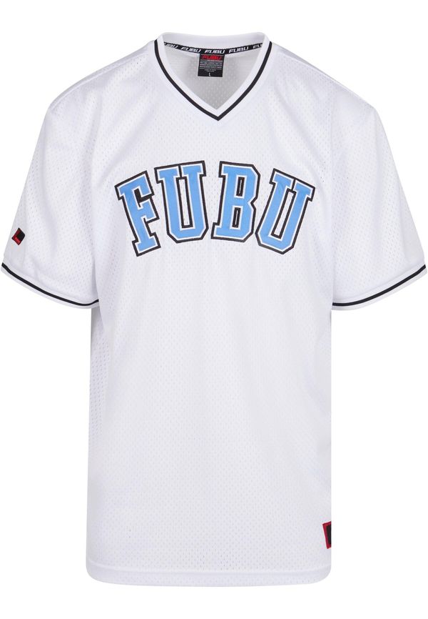 FUBU FUBU Majica  svetlo modra / črna / bela