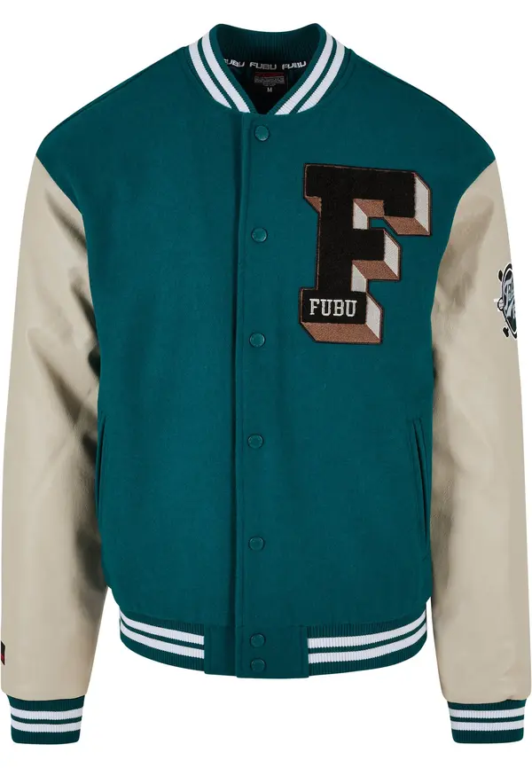 FUBU FUBU Prehodna jakna  bež / zelena / črna