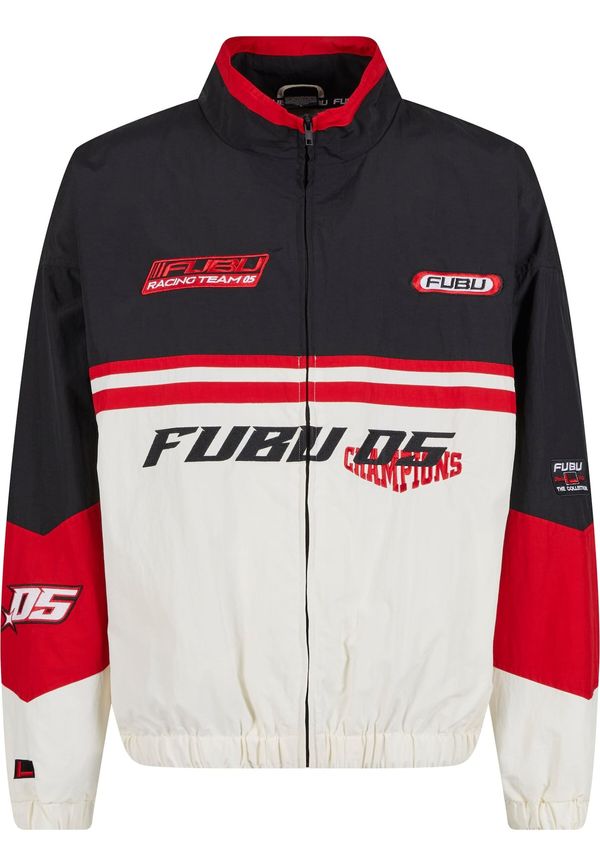 FUBU FUBU Prehodna jakna 'Corporate'  rdeča / črna / off-bela