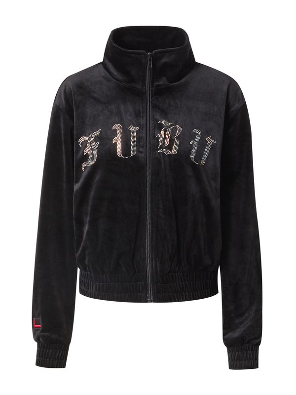 FUBU FUBU Prehodna jakna  črna / transparentna