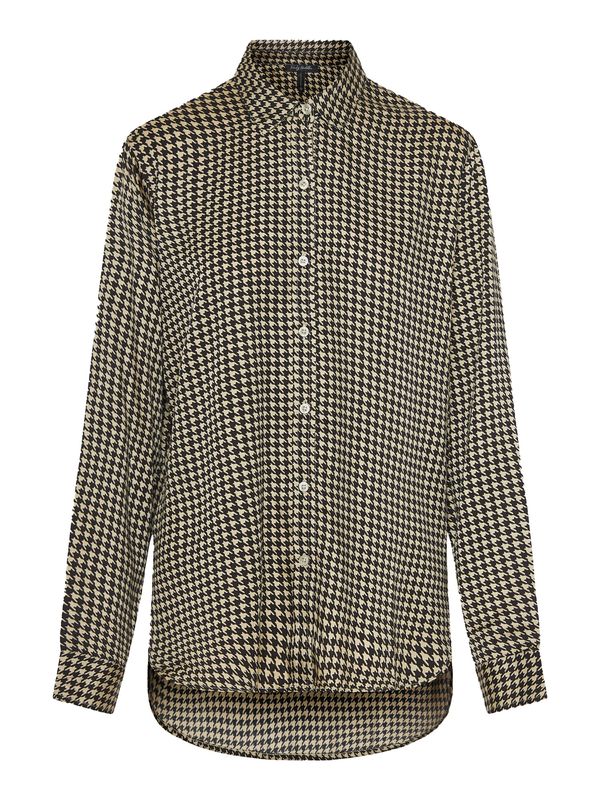 Funky Buddha Funky Buddha Bluza  ecru / črna