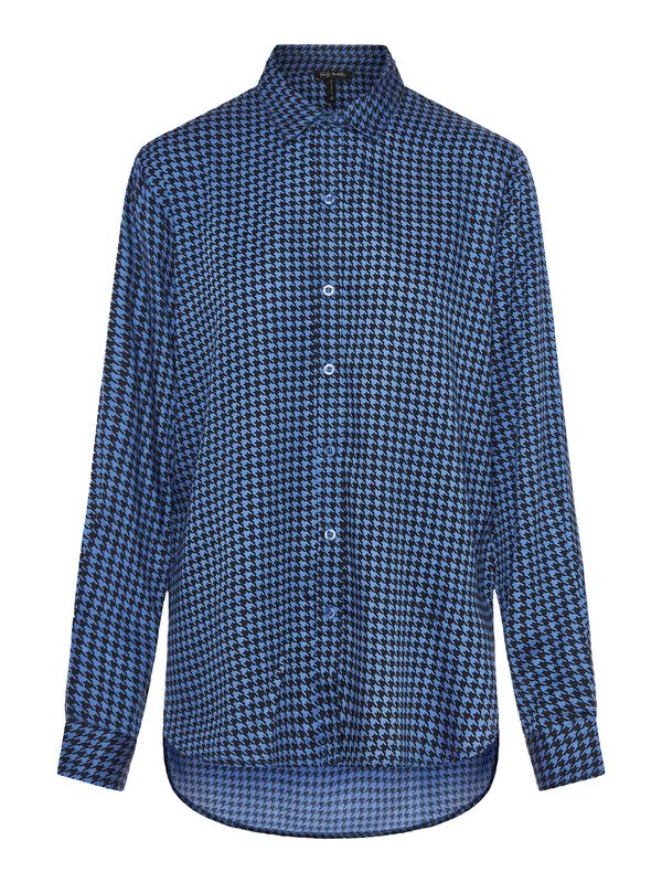 Funky Buddha Funky Buddha Bluza  modra / črna