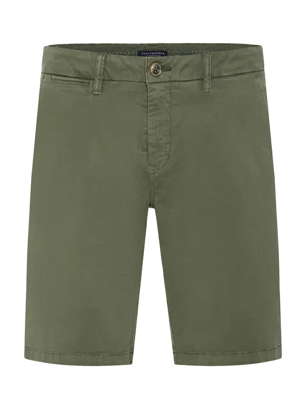 Funky Buddha Funky Buddha Chino hlače  temno zelena