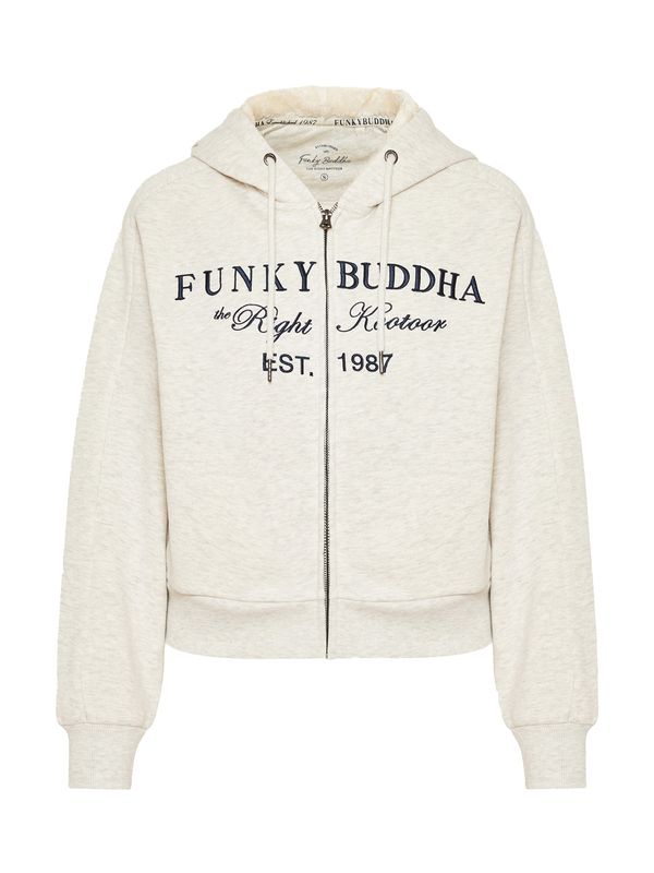 Funky Buddha Funky Buddha Jopa na zadrgo  greige / črna
