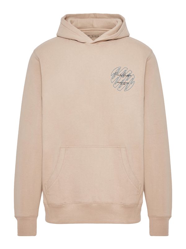 Funky Buddha Funky Buddha Majica  bež / marine / črna