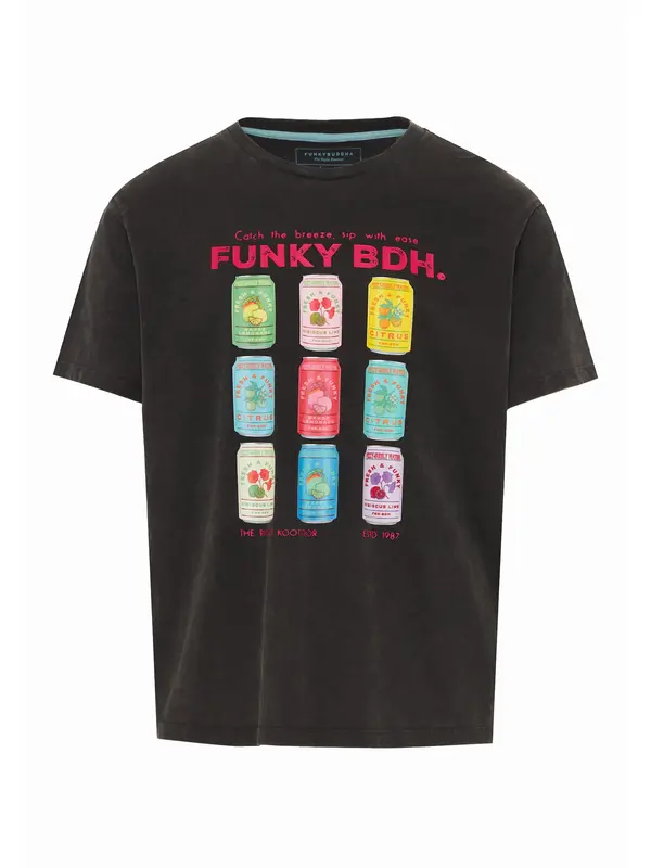 Funky Buddha Funky Buddha Majica  črna