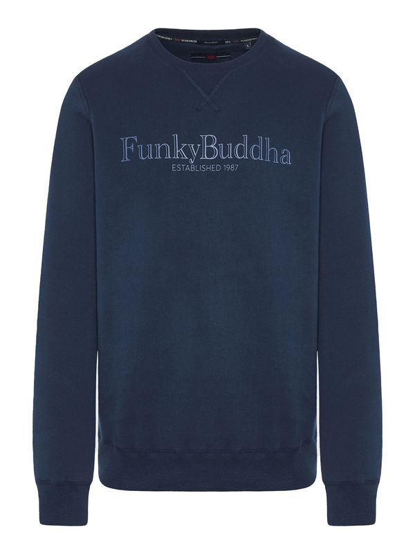 Funky Buddha Funky Buddha Majica  mornarska / golobje modra