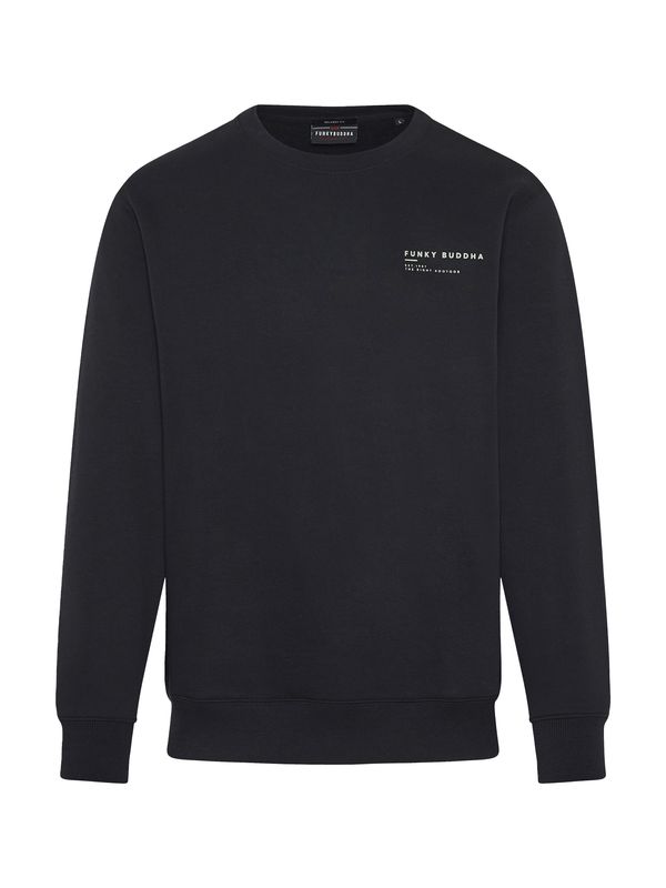 Funky Buddha Funky Buddha Majica  siva / grafit / črna