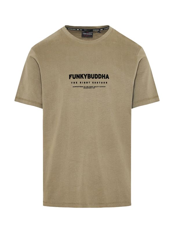 Funky Buddha Funky Buddha Majica  svetlo siva