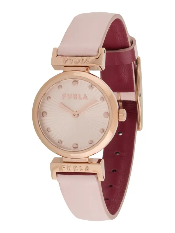 FURLA FURLA Analogna ura 'Twist'  zlata / rosé / burgund