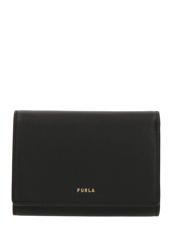 FURLA FURLA Denarnica 'NUVOLA'  zlata / črna