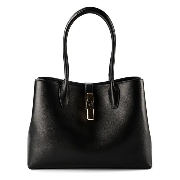 FURLA FURLA Nakupovalna torba 'Goccia'  črna