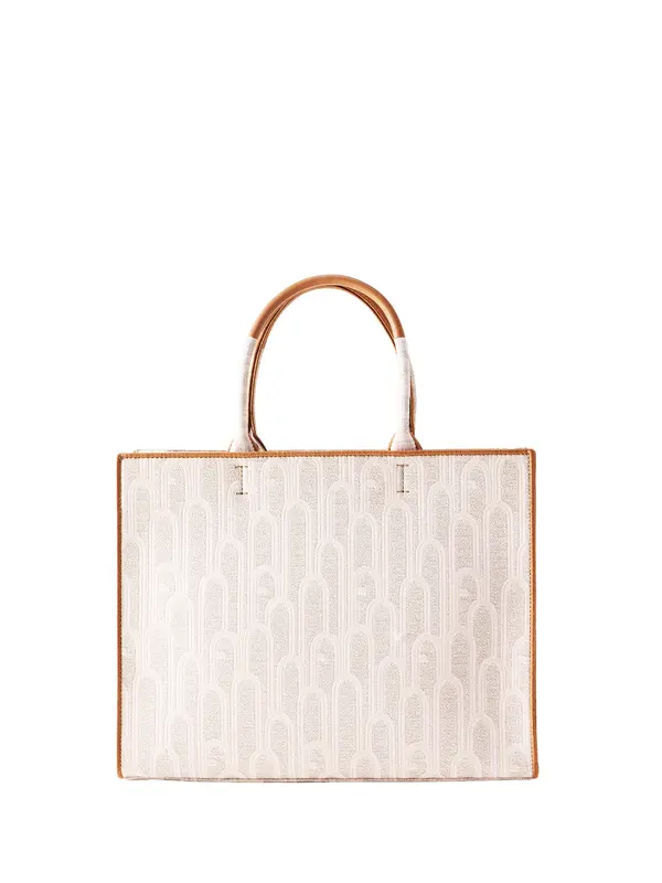 FURLA FURLA Nakupovalna torba 'OPPORTUNITY'  bež / pastelno zelena / roza