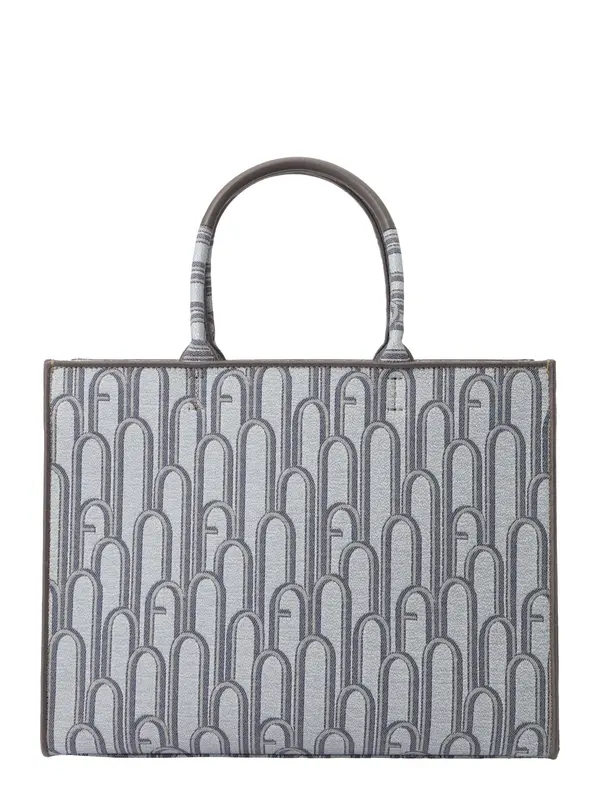 FURLA FURLA Nakupovalna torba 'OPPORTUNITY'  safir / golobje modra / siva