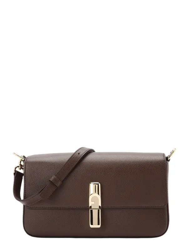 FURLA FURLA Torba za čez ramo 'Iride'  temno rjava