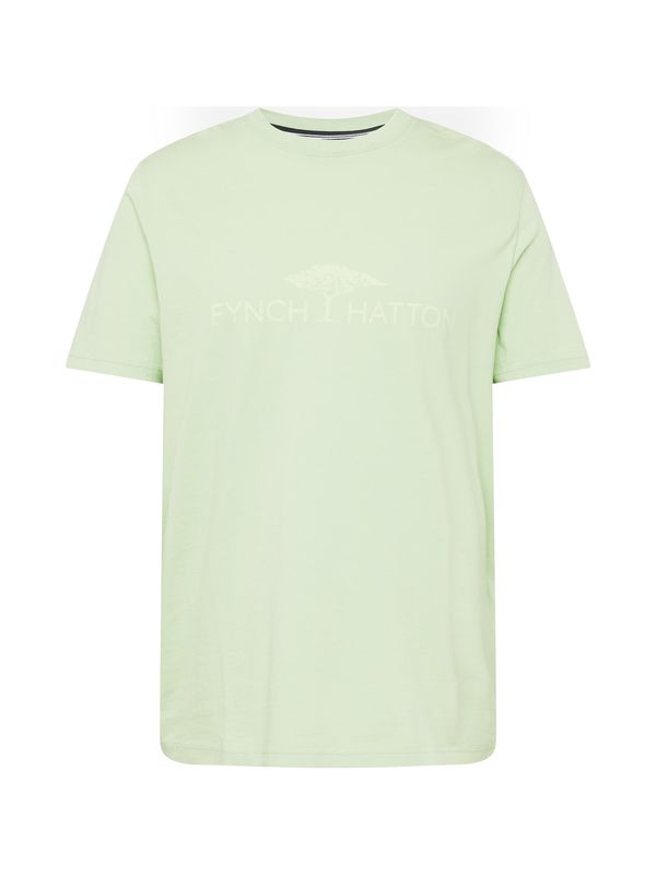 FYNCH-HATTON FYNCH-HATTON Majica  pastelno zelena / bela