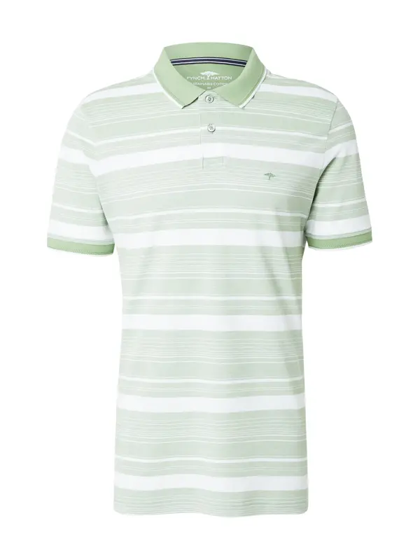FYNCH-HATTON FYNCH-HATTON Majica  pastelno zelena / bela