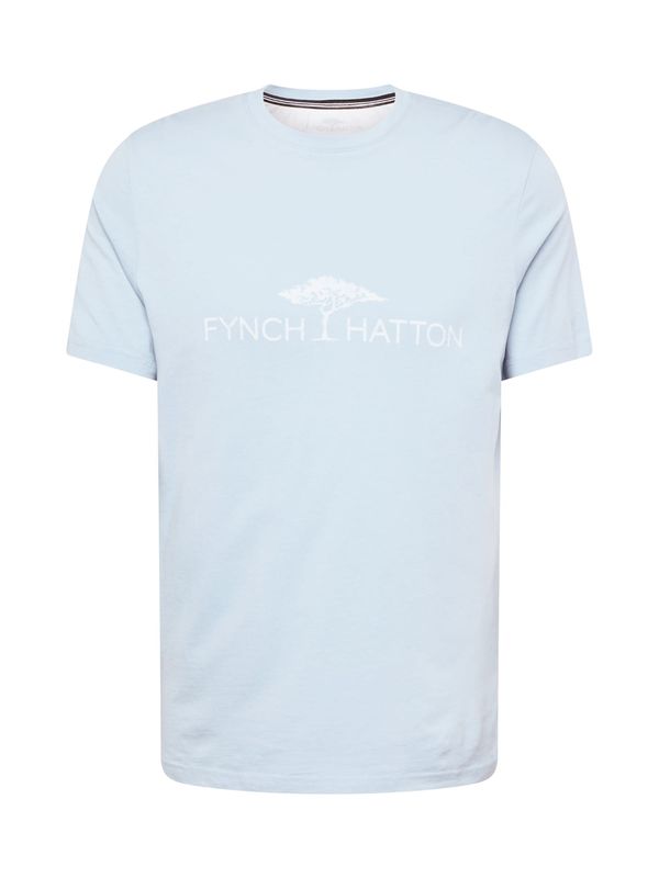 FYNCH-HATTON FYNCH-HATTON Majica  svetlo modra / bela