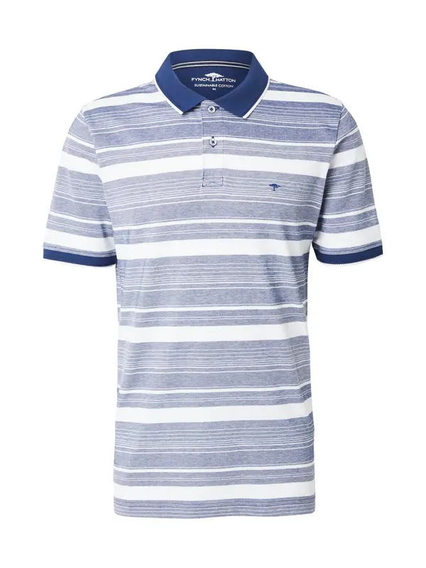 FYNCH-HATTON FYNCH-HATTON Majica  temno modra / progasto modra / bela