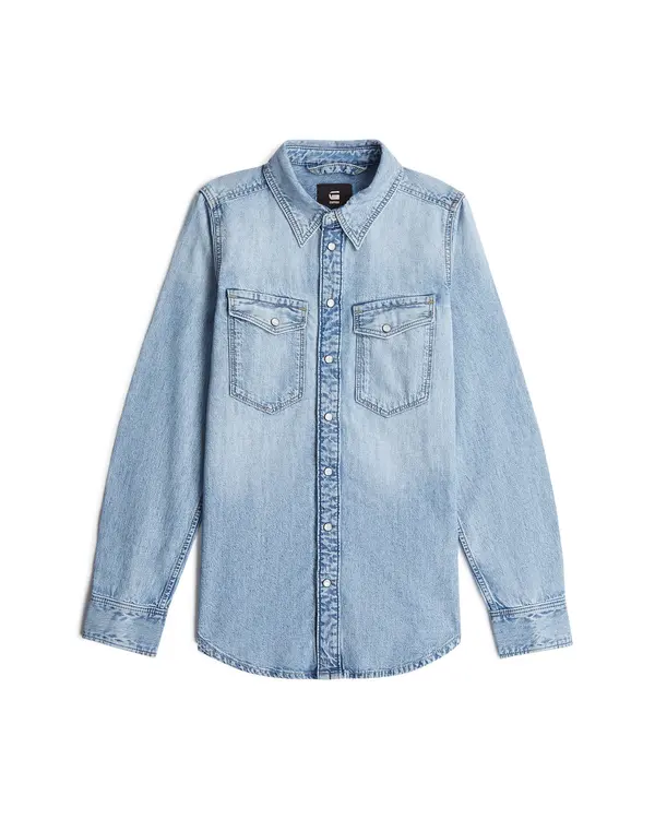 G-STAR G-STAR Bluza 'Slim Western'  moder denim