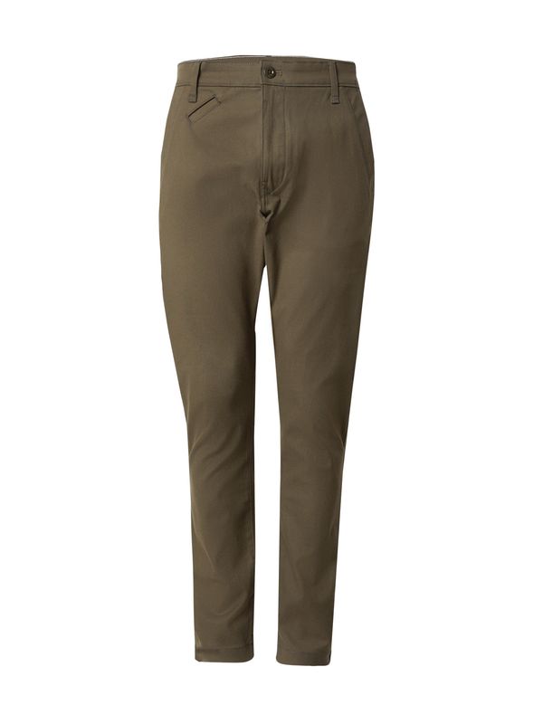 G-STAR G-STAR Chino hlače 'Bronson 3.0'  oliva