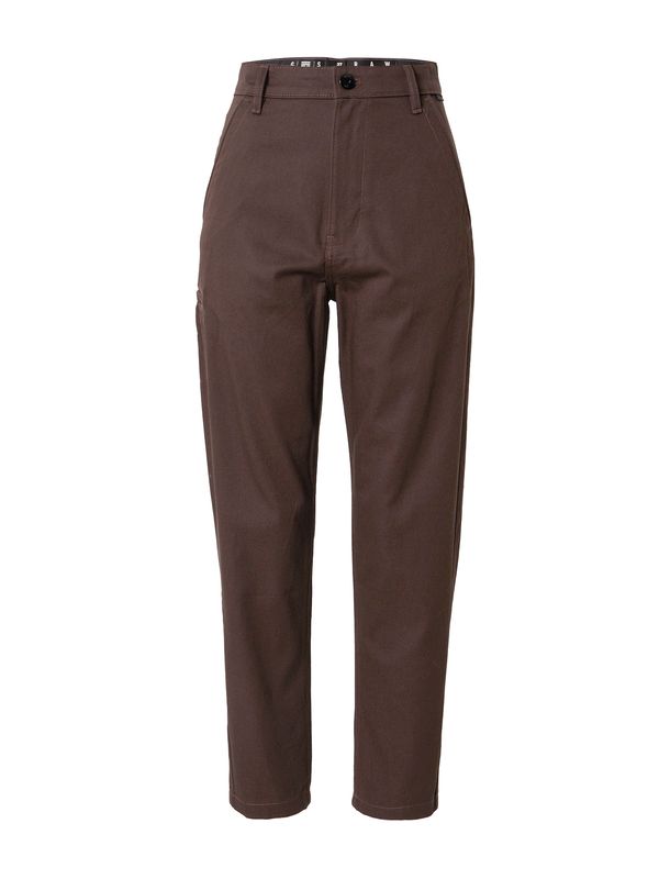 G-STAR G-STAR Chino hlače  temno rjava