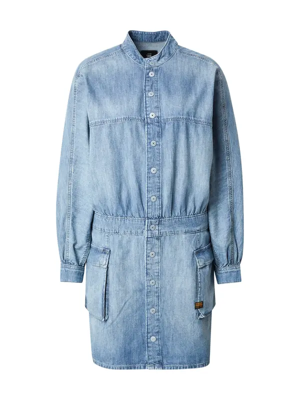G-STAR G-STAR Dolga srajca  moder denim